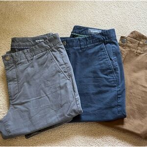 Bonobos Men’s Dress Pants - 3 Pair Bundle
